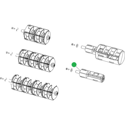 Assy, 40mm Media Supply Hub, H4 - Plastic DPR78-2367-02 Assy, 40mm Media Supply Hub, H4 - Plastic DPR78-2367-02