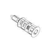 Assy, 3"/1.5" Media Supply Hub DPR78-2330-01 Assy, 3"/1.5" Media Supply Hub DPR78-2330-01