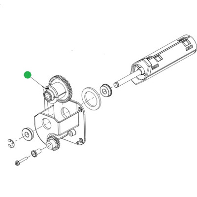 Clutch Assembly, Media Hub DPR15-2802-41